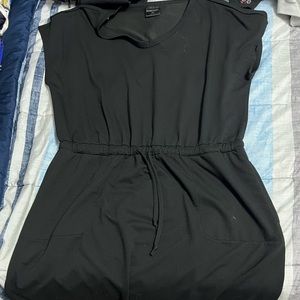 Black mid thigh dress